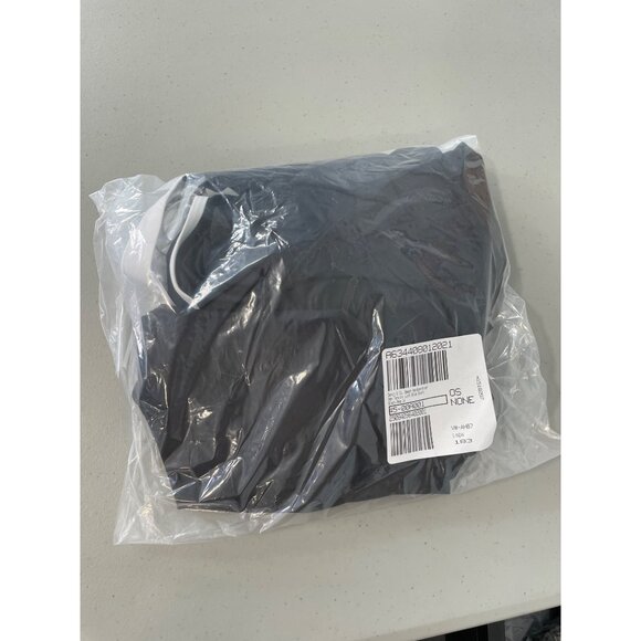 Denim and Co Beach Handkerchief Hem Tankini with Bike Short Size 14 Black Swim - Picture 4 of 10